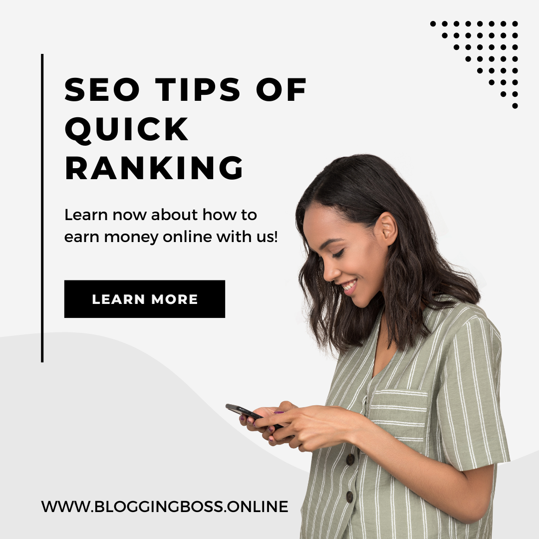 SEO tips of quick ranking