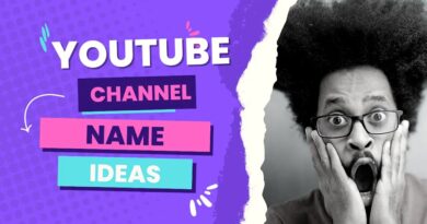 YouTube 20Channel 20Names 20Ideas