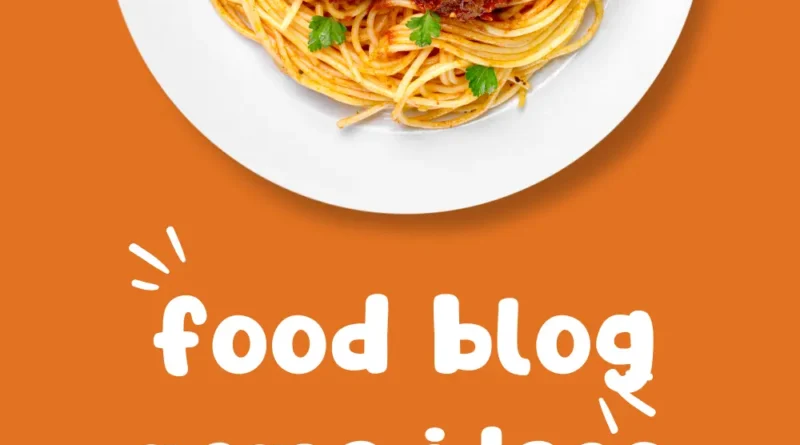 food blog