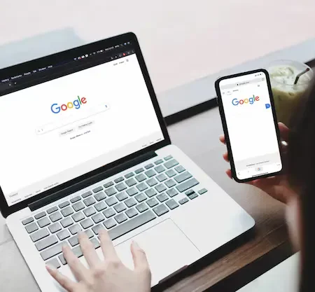 search bar with blinking cursor and "#1 ranking" icon